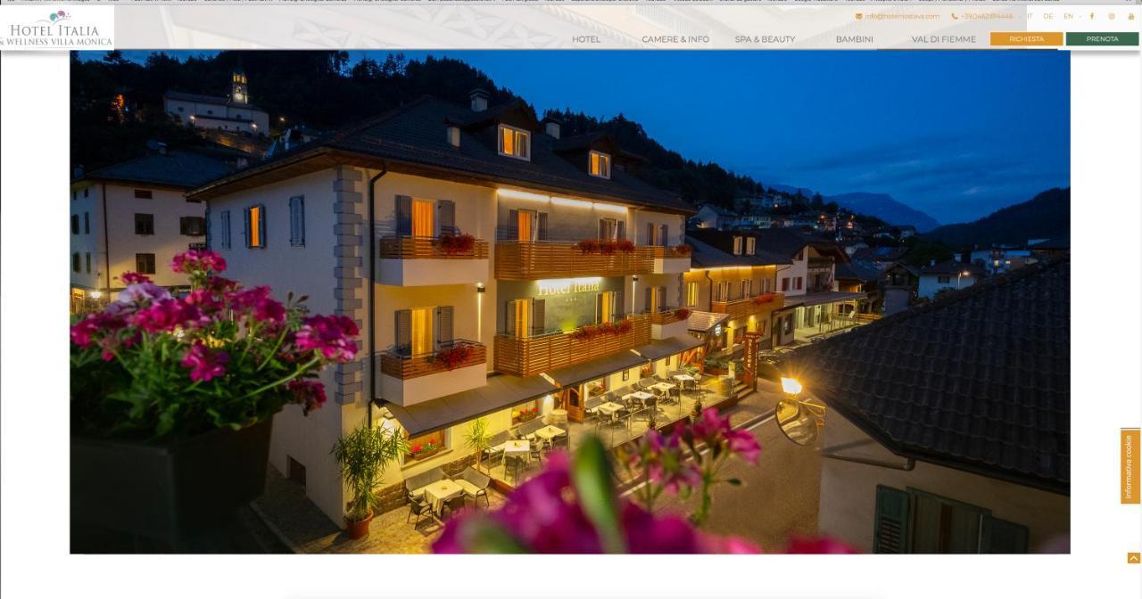 Hotel Italia Castello-Molina di Fiemme Eksteriør billede