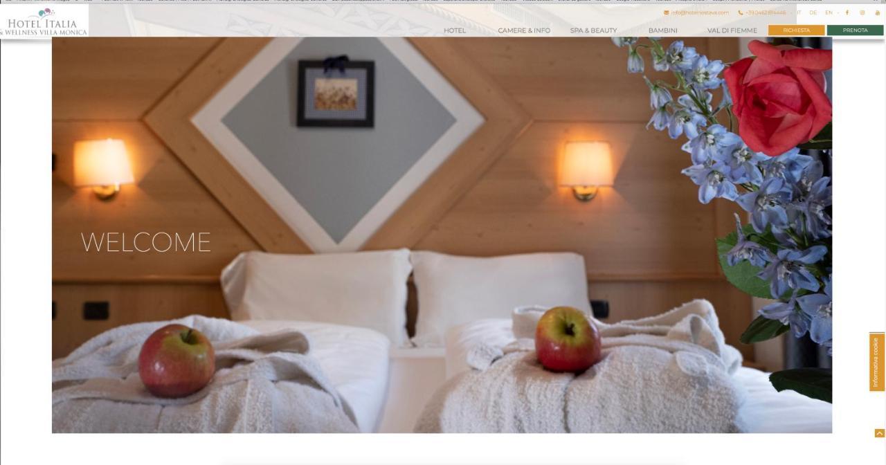 Hotel Italia Castello-Molina di Fiemme Eksteriør billede