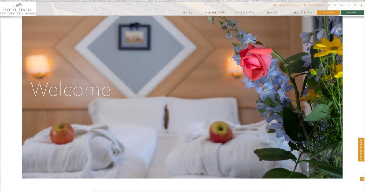 Hotel Italia Castello-Molina di Fiemme Eksteriør billede