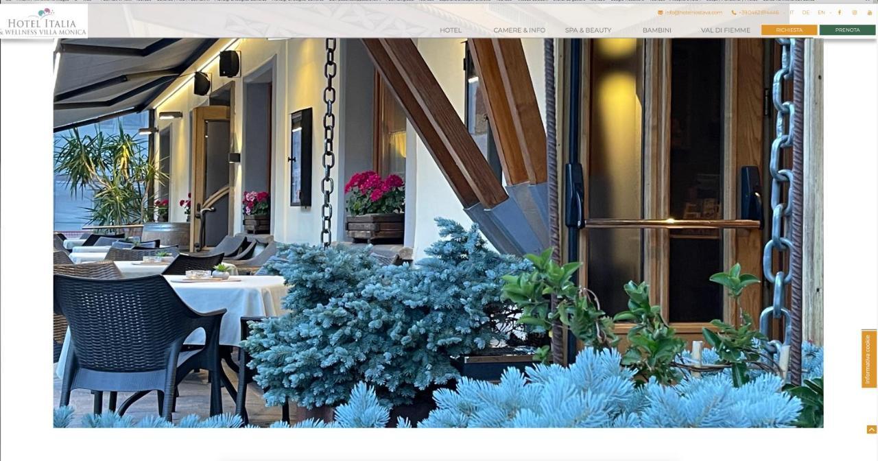 Hotel Italia Castello-Molina di Fiemme Eksteriør billede